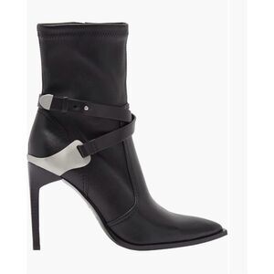 Reiss Hayworth Stiletto High bootie black size 38/ 7.5 new with box